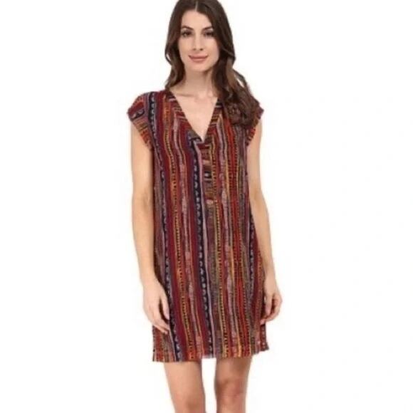 Sam Edelman Abstract Print Shift Dress Size M Medium - Picture 1 of 8